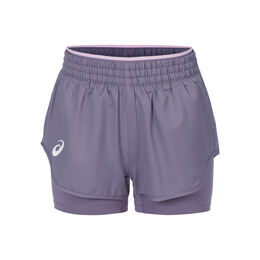 Match Shorts Damen-Lila