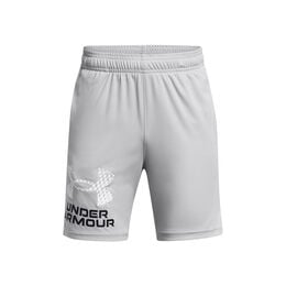 Tech Logo Shorts Jungen-grau, wei&szlig;