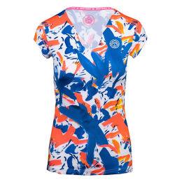 Bella 2.0 Tech V-Neck T-Shirt Damen-Dunkelblau,Mehrfarbig