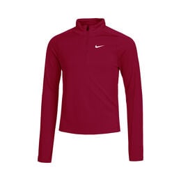 Dri-Fit Longsleeve M&auml;dchen-Rot,Wei&szlig;