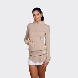Hina Trainingsjacke Damen - beige, 