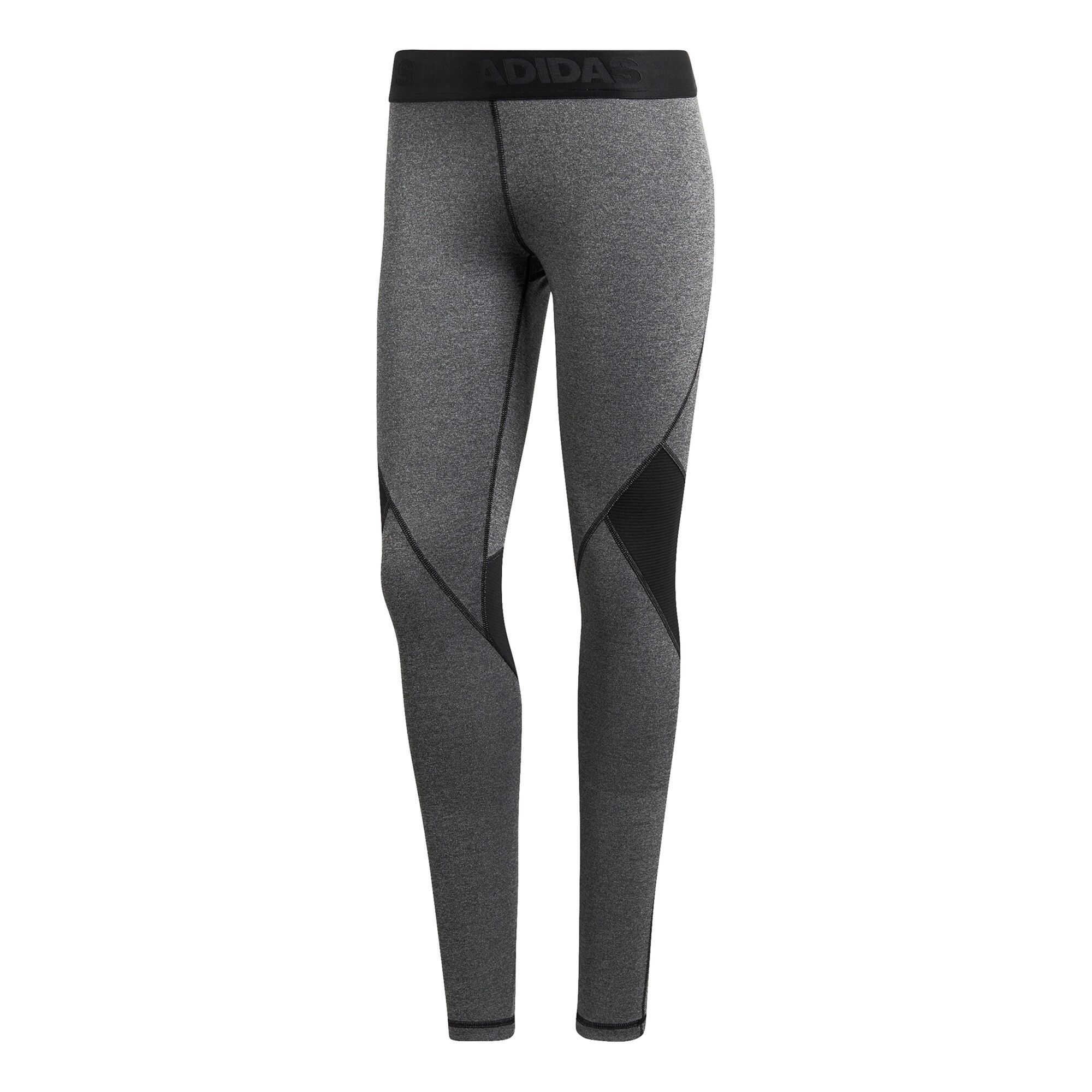 adidas AlphaSkin Sport Heather Tight Damen - Dunkelgrau, Schwarz online kaufen | CenterCourt.de