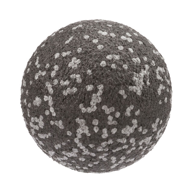 Massageball 8CM, SCHWARZ/GRAU, 8