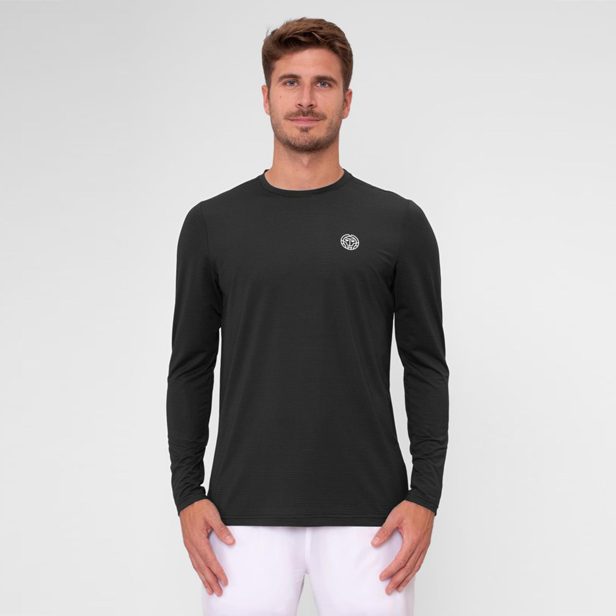 BIDI BADU Crew Roundneck Longsleeve Herren Schwarz online kaufen | Center  Court DE