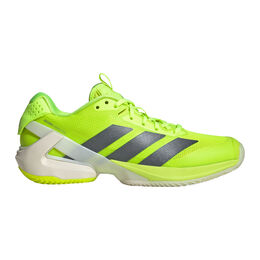 Adizero Ubersonic 5 Sandplatzschuh Damen-Limette,Schwarz
