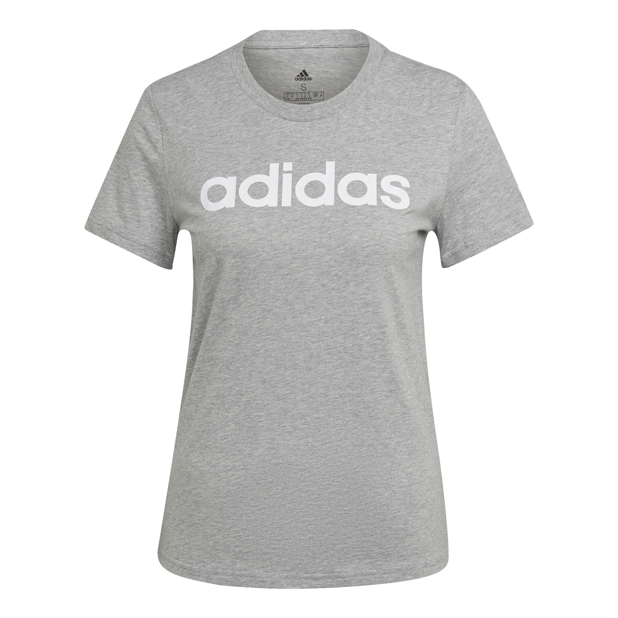 adidas Linear T Shirt Damen Grau online kaufen Center Court DE