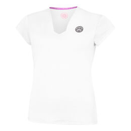 Crew V-Neck T-Shirt Damen-Wei&szlig;