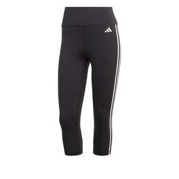 Essentials Train 3-Stripes High-Waisted Tight Damen-Schwarz