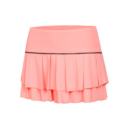 Pleat Tier Skirt with piping