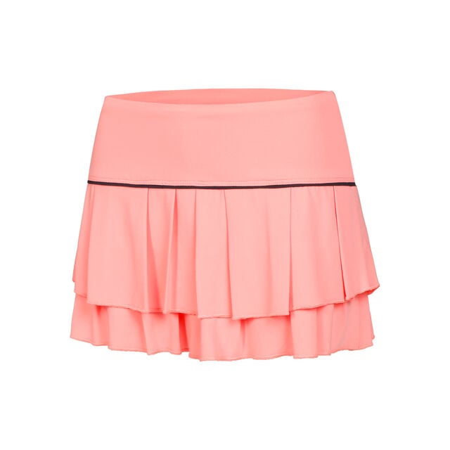 pleat Tier Skirt with piping