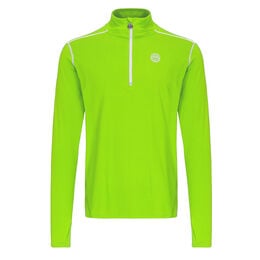 Zac Tech Half Zip Longsleeve Herren-Neongr&uuml;n,Wei&szlig;
