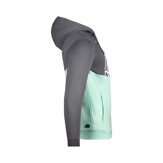 Bassem Lifestyle Hoody - dark grey/ mint