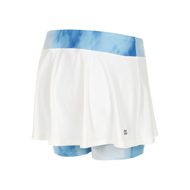 Watercolour Printed Wavy Skort