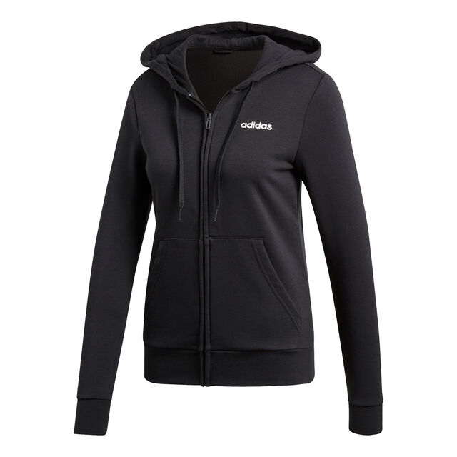 Essentials Plain Full-Zip Hoodie Women