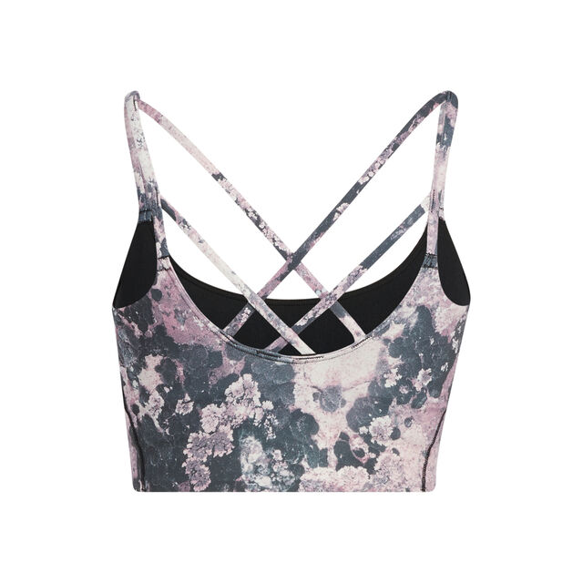 Yoga Light-Support Long Line All Over Print Bra