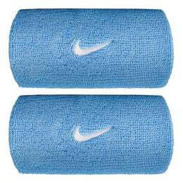 Swoosh Classic Doublewide Schweißband Unisex - blau, weiß