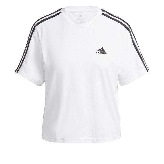 Essentials 3-Stripes Single Jersey Crop Top