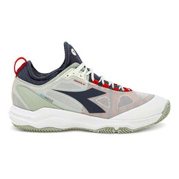  Speed Blushield Fly 4 + Sandplatzschuh Herren-weiß,rot