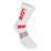 Socks - white/red