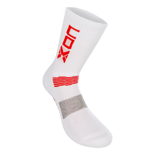 Socks - white/red