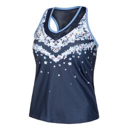 Forget Me Not With Bra Tank-Top Damen-Dunkelblau,Weiß