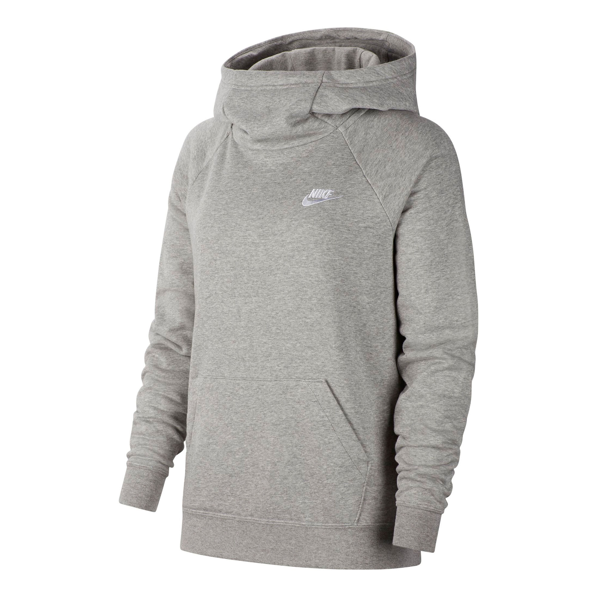 Nike Sportswear Essential Hoody Damen Hellgrau, Weiß online kaufen
