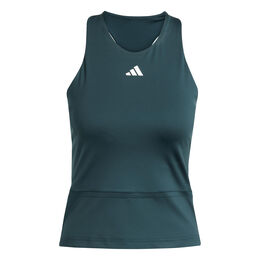 Y- Midi Tank-Top Damen-Dunkelgrün
