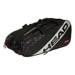 Team Racquet Bag L Schlägertasche-Schwarz,Grau