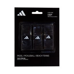 Padel Overgrip 3er Pack-Schwarz