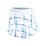 Shibori Plaid Skirt-13.5" 