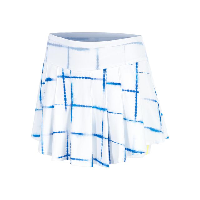 Shibori Plaid Skirt-13.5" 