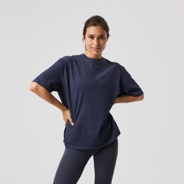Studio Oversized T-Shirt Damen-Dunkelblau