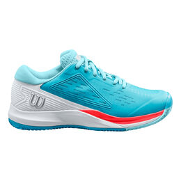 Rush Pro ACE Sandplatzschuh Damen-Türkis,Weiß