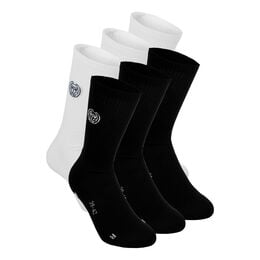 Matayo Crew Tech Tennissocken-Schwarz,Wei&szlig;