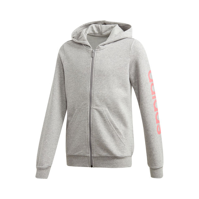 Essentials Linear Full-Zip Hoodie Girls