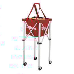 Tennis Teaching 150 Ballwagen mit Rollen