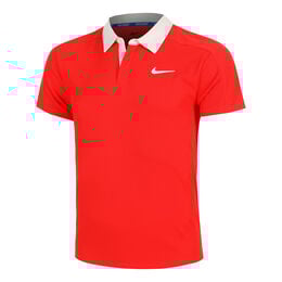 Court Dri-Fit Advantage Slam Polo Herren-Rot,Wei&szlig;