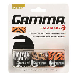  Safari  zebra, leopard, tiger 3er Pack - weiß