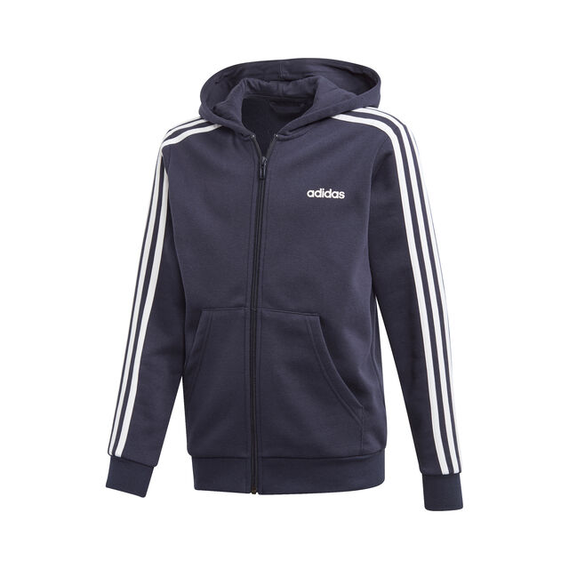 Essentials 3-Stripes Full-Zip Hoodie Boys