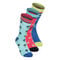Bold Bro II Crew Printed Move Socks 3 Pack - mixed