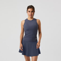 Ace Pocket Ribbed Tank-Top Damen-Blaugrau