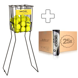 Code Black 4er, 25 Dosen plus Ballkorb
