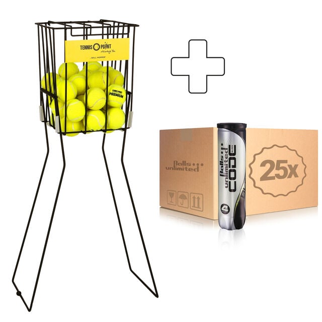 Code Black 4er, 25 Dosen plus Ballkorb