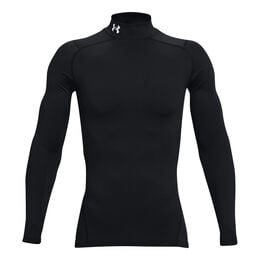 Coldgear Comp Mock Longsleeve Herren-Schwarz