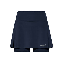 Club Basic Long Rock Damen-Dunkelblau,Silber