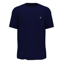 Solid T-Shirt Herren-Dunkelblau