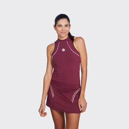 Gaia Tank-Top Damen - dunkelrot, 