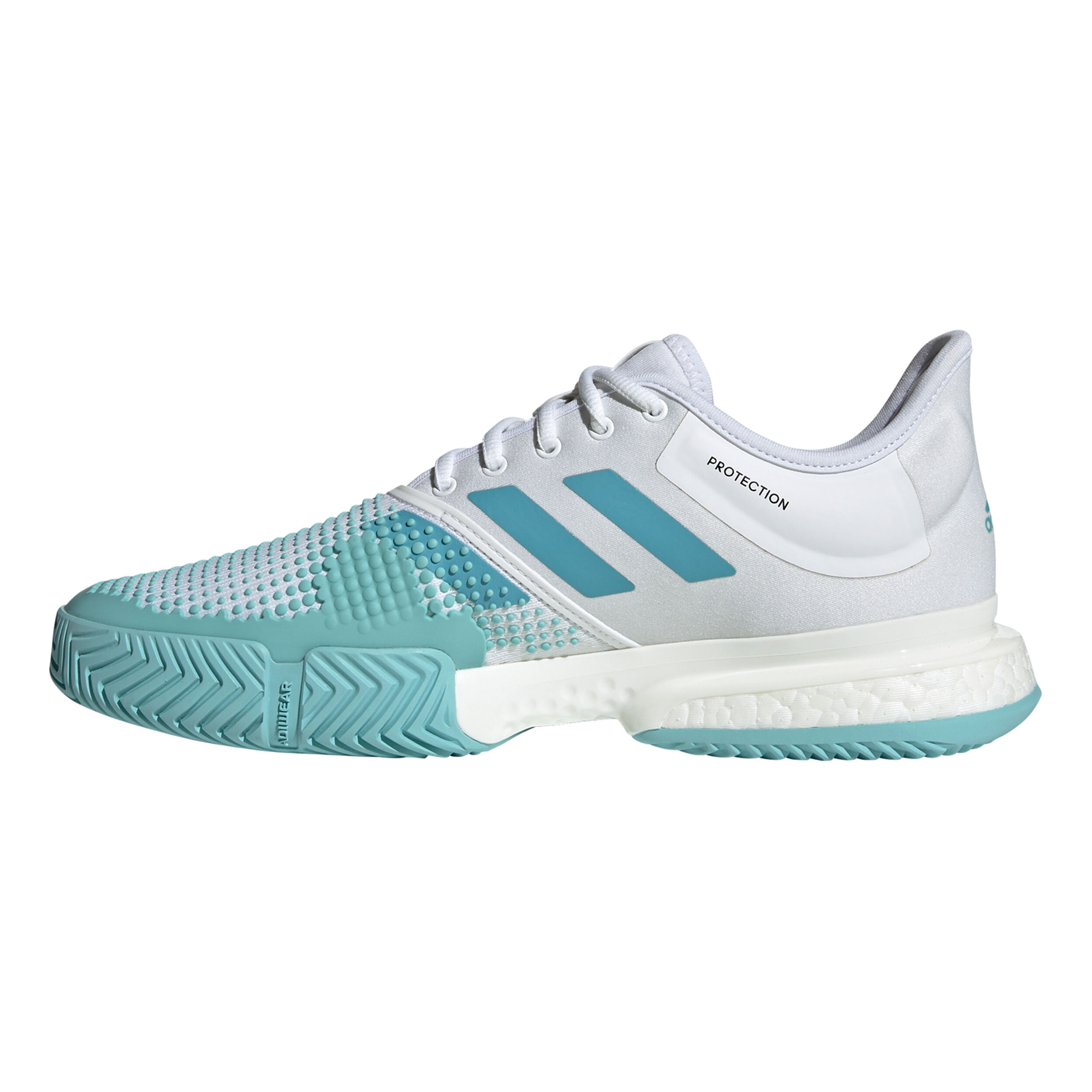 Adidas men's solecourt parley tennis shoes  vapour blue/white discount