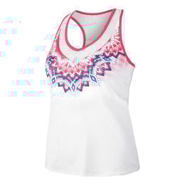 Meridian Ombre Tank-Top Damen - weiß, mehrfarbig
