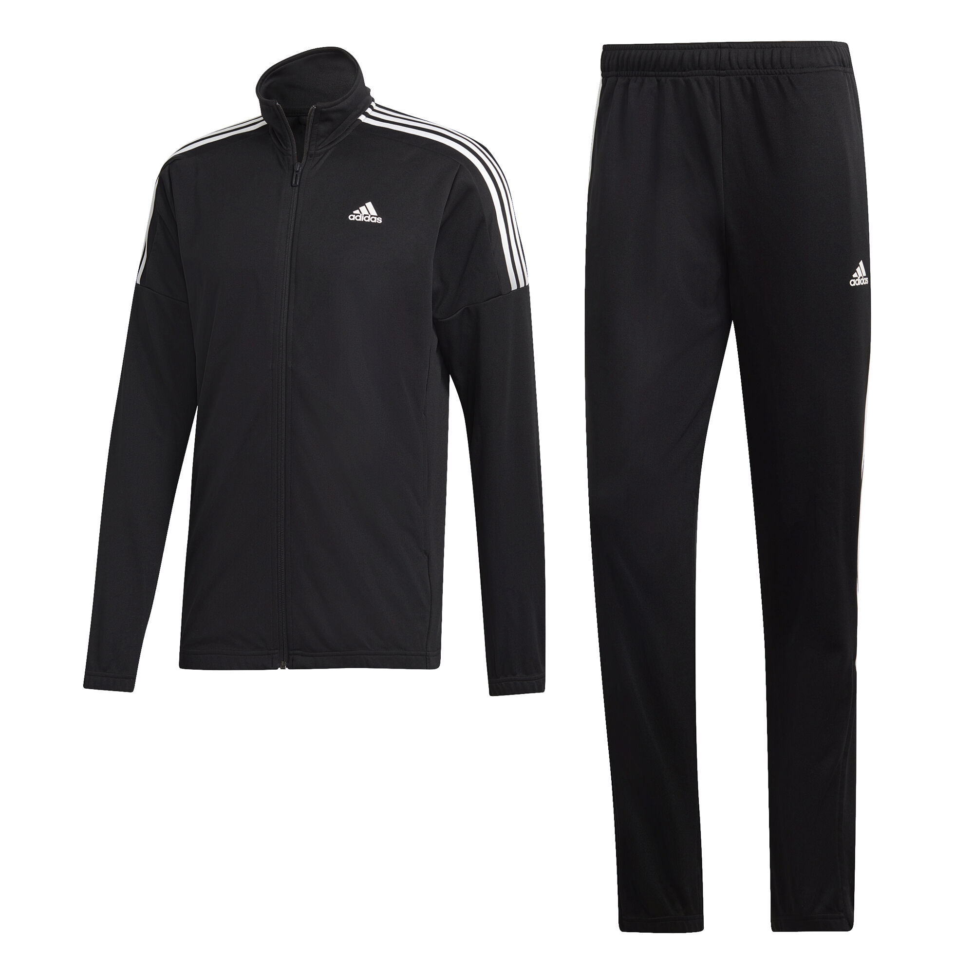 adidas Team Sports Trainingsanzug Herren - Schwarz, Weiß ...